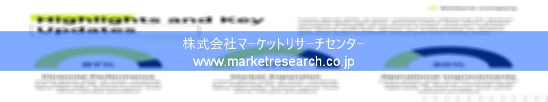 グローバル市場調査レポート販売サイトを運営しているマーケットリサーチセンター株式会社です。